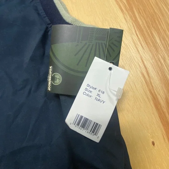 South Carolina State University Bullsogs Navy Blue Weatherproof Vest NWT Mens XL - Picture 3 of 8